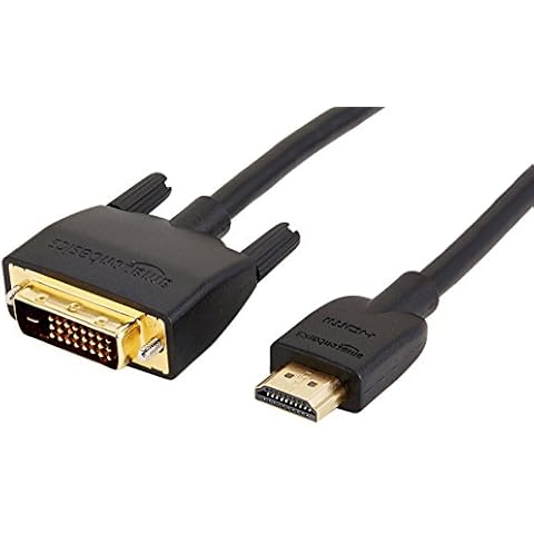 Amazon Basics HDMI-zu-DVI-Adapterkabel, -1,8 meter, 24er-Pack Cover