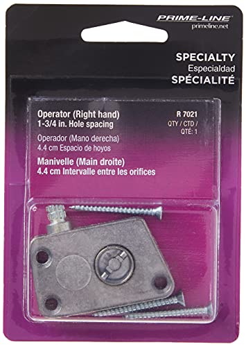 Prime-Line R 7021 Slant Sill Right Hand Side Mount Window Operator, Diecast, Gray #TOP3