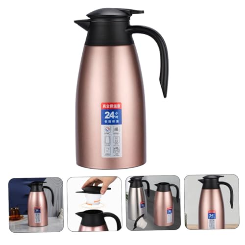 Jarra térmica TOYANDONA de acero inoxidable 304 con aislamiento de doble capa 2L 6