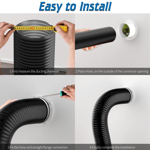 Hon&Guan Flangia per tubi dritti ø 150 mm, flangia...