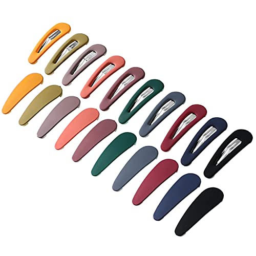 20er-Pack Haarspangen,verdeckte Haarspangen für Frauen,matte Haarspangen für Frauen,2 geometrische Haarspangen für Mädchen,niedliche bonbonfarbene Mädchen-Haaraccessoires Cover