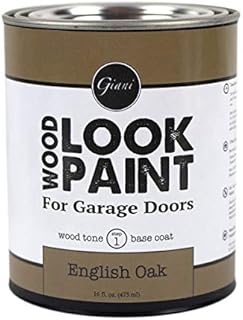 Giani Wood Look Paint for Garage Doors- Step 1 Wood Grain Base Coat Pint (English Oak)
