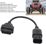Adaptateur de diagnostic, OBD2 à 8 Remplacement de la connexion stable de l'adaptateur de diagnostic d'épingle pour Polaris ATV