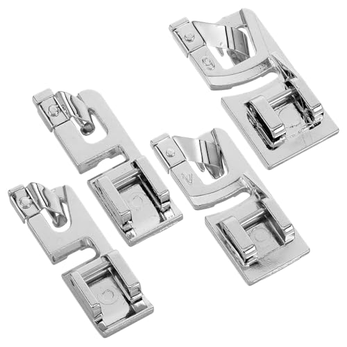 Set 4 pies prensatelas para máquina de coser Beavorty