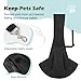 Pawaboo Small Dog Sling Carrier, Reversible Hands Free Dog Sling Carriers for Small Dogs and Cats, Puppy Slings Carrier with Safety Harness, Puppy Essentials, Black