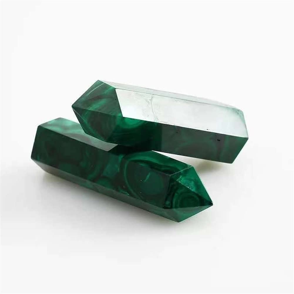 1 Stück 60 mm–70 mm, natürlich, poliert, handgeschnitzt, grüner Malachit, Spitzensteine, Turm for Kristalldekoration, wunderschöner Kristall ERTEYIN