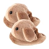 Añade calidez invernal: ideales para accesorios con temática invernal, estas pantuflas mantienen a tu muñeca cómoda y con estilo durante las estaciones más frías. pantuflas de moda para muñecas, zapatos para muñecas de animales de dibujos animados