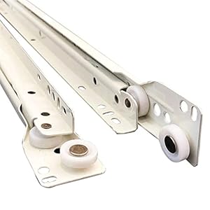 Gvrsqzid Rollenschubladenschienen 2-teilige Verlängerungsschiene