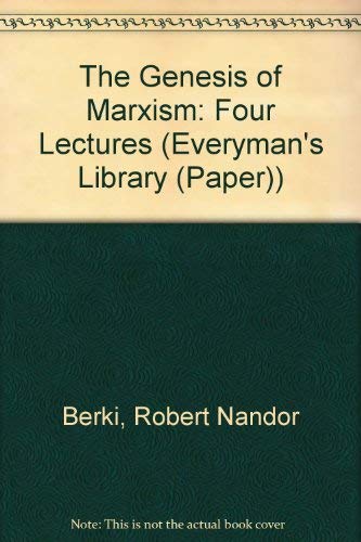 Buy The Genesis of Marxism: Four Lectures (Everyman's Library) — BookShops.in