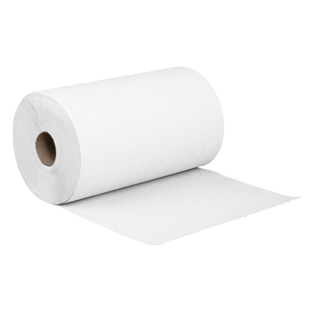Tork 129265 Papel básico de Dos Capas/Paños de Papel compatibles con el dispensador Basic Paper Vario Roll W5 / Universal / 10 x bobinas de 55 m/Color Blanco