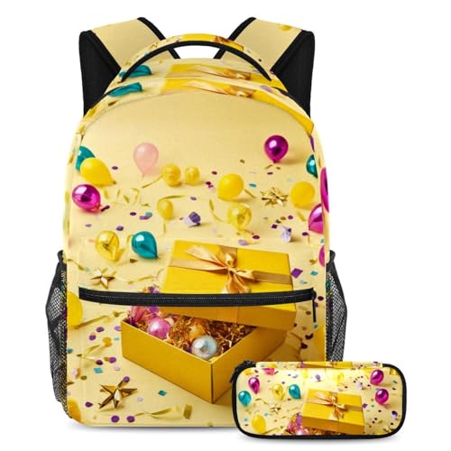 Sac à dos avec trousse rouge pour ranger fournitures scolaires