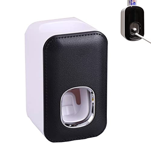 Dispensador De Pasta De Dientes Montado En La Pared Exprimidor De Pasta De Dientes Dispensador De Pasta De Dientes Exprimidor Automático Pared Bathroom Accessories Para Baño Niños Adultos Negro Cover