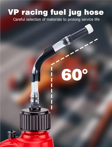 Image of VP Fuel Jug Hose, 2-Pack Gas Tank Nozzle compatible with LC2 Jugs Gas Can, 3 /5 /5.5 Gallon Jugs Vp Jugs Hose