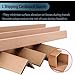 Reinforced Cardboard Corners Pallet Corner Protectors For Shipping Boxes – Super Duty Edge Guards For Warehouse Pallets & Industrial Packaging(10 x 3 x 0.3 cm(L x W x THK))