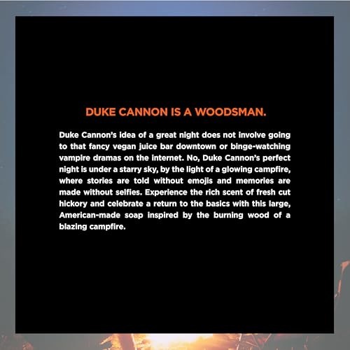 Image of Duke Cannon Supply Co. Big Brick of Soap Bar for Men Campfire (Warm, Slightly Smoky Scent) - Extra Large, Masculine Scents, All Skin Types, 10 oz. (Pack of 1)