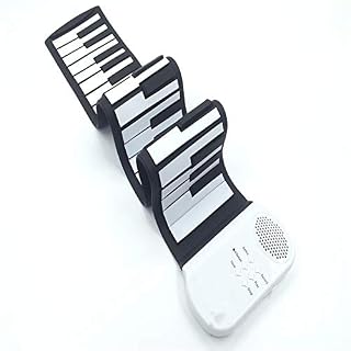 Piano roulé à la Main 49 Touche épais Clavier Rouleau Main Piano Femme Pliant Étudiant Main Piano Roll électronique Portable for Les Enfants débutants Convient pour la Maison et la Maternelle - Les Beatles, Paul McCartney, John Lennon, RIngo Starr, George Harrison Piano roulé à la Main 49 Touche épais Clavier Rouleau Main Piano Femme Pliant Étudiant Main Piano Roll électronique Portable for Les Enfants débutants Convient pour la Maison et la Maternelle – Image 2