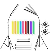 2 Packs 80 LED Video Light, Photography Lighting Kit 5600K Dimmable Studio Light with Adjustable ...