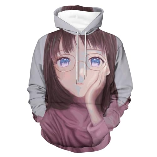 Sweats à Capuche de Détente - Pull Unisexe Manche Longue pour Soirées Cocooning et Sorties Décontractées