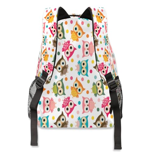 Sac de voyage décontracté et ordinateur portable avec imprimé hibou