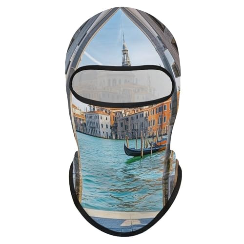 Balaclava Italian Water City para Hombres y Mujeres, Máscara Facial de Protección Solar Respirable con Cobertura Total del Cabeza para Senderismo, Ciclismo, Correr, Conducción miniatura 7