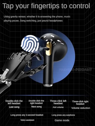 Image of Ear Spin True Wireless in Ear Earbuds, Bluetooth 5.4, 35ms Low Latency Gaming Mode, 50Hrs Playtime Fast Charging, HiFi DSP Sound, Quad-Mic ENC, 13mm Driver, IPX6 Water Resistance. Black