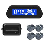Parking Alerta Aparcamiento Coche Con Monitor Marcha Atrás Parktronic Automático 4 Sensores Sistemas Detección Radar Pantalla Retroiluminada Control Distancia