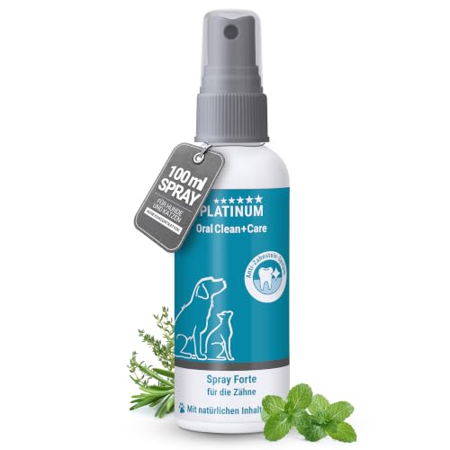 PLATINUM OralClean+Care Forte Spray Hund & Katze bei starkem Zahnstein