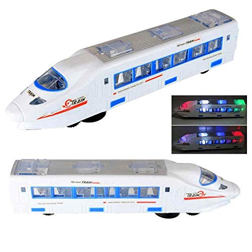 Preisvergleich Produktbild KAIKUN Kleinkind Baby Spielzeugauto Polizeiauto Spielzeug Hochgeschwindigkeitszug Spielzeug Elektronische Spielzeugautos mit LED-Licht