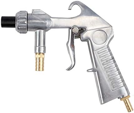 Sand Blasting Gun Sandblaster + 4Pcs Ceramic Nozzles + Extra Iron Nozzle Tip Set