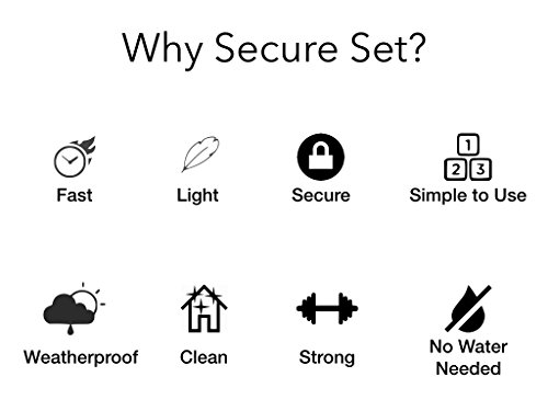 Secure Set SP (Shake & Pour) - 1 Post Kit - Commercial Grade - 32 oz. Fast, Secure & Safe Concrete Alternative for Easy Fence Post Installation - Thumbnail 3