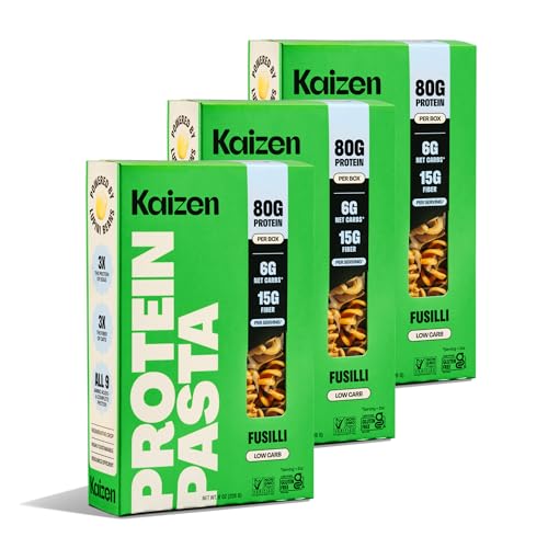 Kaizen Low Carb Keto Pasta Fusilli - High Protein (20g),