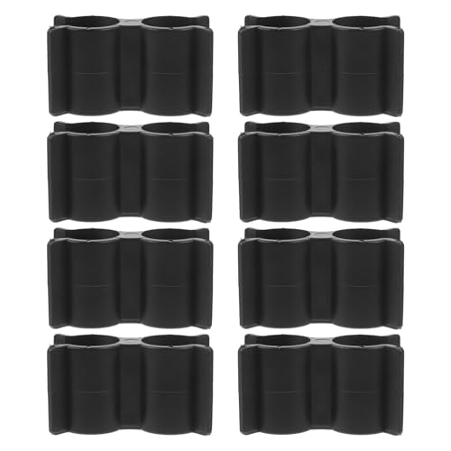 Abrazaderas para soportes de tubos de barcos dobles, pack de 8 unidades para fontanería marina