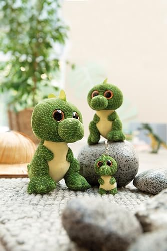 NICI GLUBSCHIS Dino Tyrannosaurus Rex Xert 15 cm – Kuscheltier aus weichem Plüsch, niedliches Plüschtier zum Kuscheln und Spielen, für Kinder & Erwachsene, 48922, tolle Geschenkidee, grün