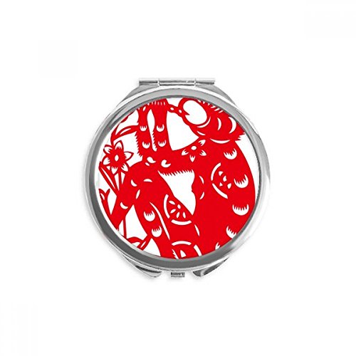 Miroir de poche zodiaque chinois traditionnel, une idée cadeau originale et utile