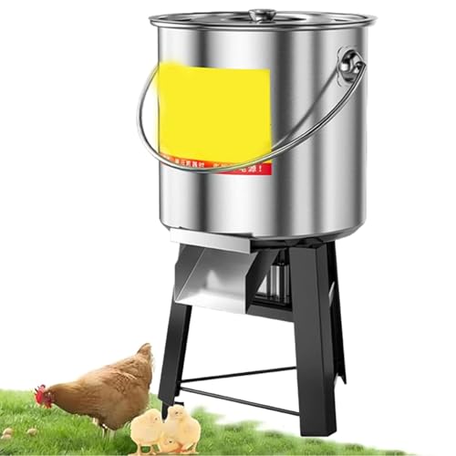 1800W, Small Household Poultry Feed Processor Multifunctional Stainless Steel Electric Food Vegetable Chopper for Chicken, Duck and Goose Farming