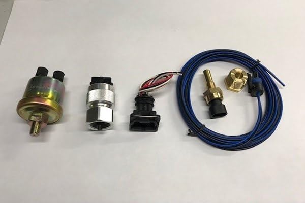 Included sending units for oil pressure and water temperature