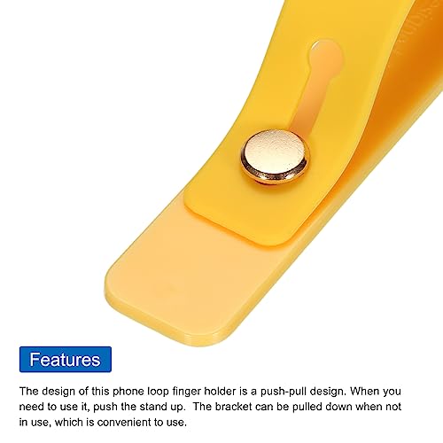 Support de téléphone universel MECCANIXITY lot de 2 silicone jaune - 4