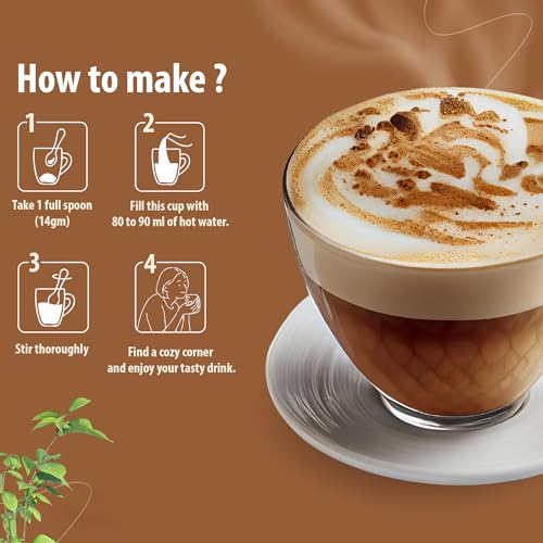 Image of Desire Coffee Premix-Cappuccino Coffee Premix For Vending Machine, Coffee Powder Bag For Coffee Machine Or Manual Use-1 Kg Pack Serves 80 Cups-Just Add Hot Water & Enjoy