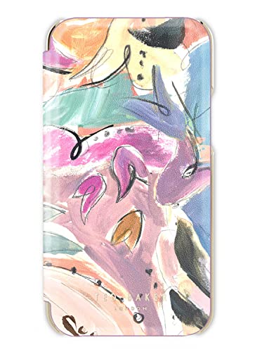 Ted Baker Étui portefeuille miroir pour iPhone 14 Pro - Impression artistique Cover