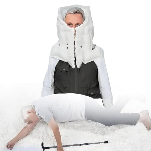 Chaleco de airbag anticaídas para ancianos, disparo de 0,01 segundos, protección de 270°, equipo de seguridad para prevención de caídas