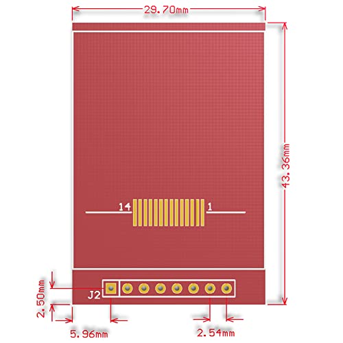 Image of 1.44 inch inch TFT LCD Display Screen SPI Module 3.3V 128x128 ST - 7735S | (Pack of 4) DIYmalls 1.44 inch inch TFT LCD Display Screen Module 3.3V 128x128 4-Wire SPI ST - 7735S for Arduino 2560 ESP32 Board