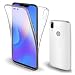 Produktbild Moozy 360 Grad Hülle für Huawei P Smart Plus 2018 - Vorne und Hinten Transparenter TPU Ultra Dünne Weiche Silikon Handyhülle Case