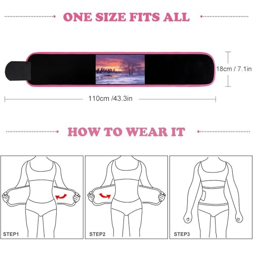 Faja Lumbar Ajustable para Entrenamiento Winter Landscape miniatura 2