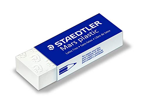 Preisvergleich Produktbild Staedtler Mars 2650BK2DA Kunststoff-Radiergummi, Selbstreinigung, 65°x°23°x°13°mm, 2 Stück