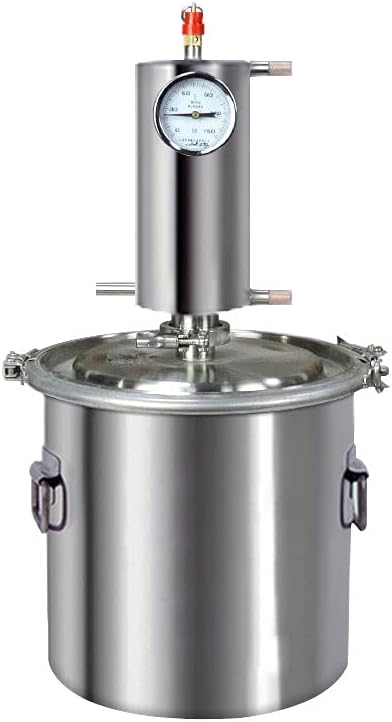 12L/20L/35L/ Moonshine Alcohol Distiller Red copper core Distiller Kit Vodka Making Machine Home Distillery Alcohol Brewing (12L)