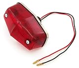 4into1 Lucas Style Tail Light Replacement Assembly Unit Motorcycle Scooter Dirt Bike