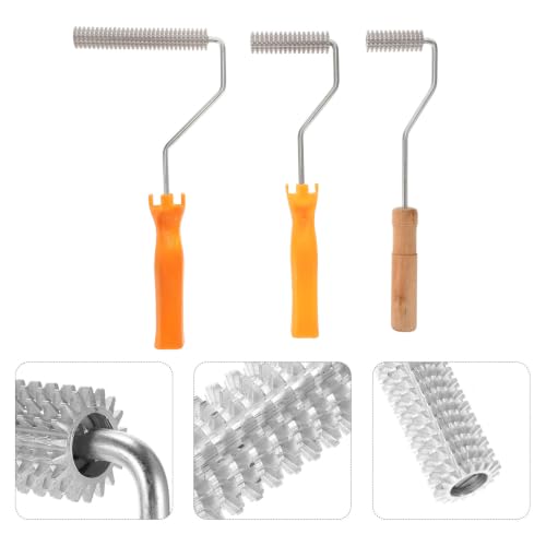 Rodillo de púas de aluminio para resina Gatuida kit de 3 piezas 6