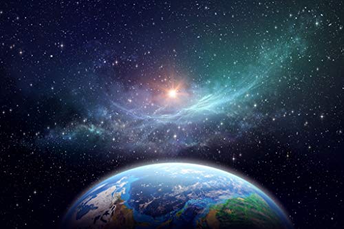 Exoplanet In Outer Space Fantasy Galaxy Picture Solar System Science Kids Map Classroom Chart Earth Pictures Planets Hubble Astronomy Nasa Milky Way Educational Cool Wall Decor Art Print Poster 18X12 #TOP4