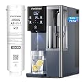 VonWater CT910 Countertop Reverse Osmosis Water Filter, 7-Stage RO Filtration System with 2 Filters for Up to 4 Years of Life, NSF/ANSI 372,42,58, 5 Volumes, 3:1 Pure to Drain Ratio - Bundle