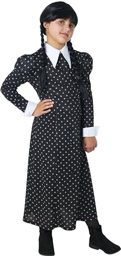 Disfraz completo Wednesday Addams para niñas, talla M